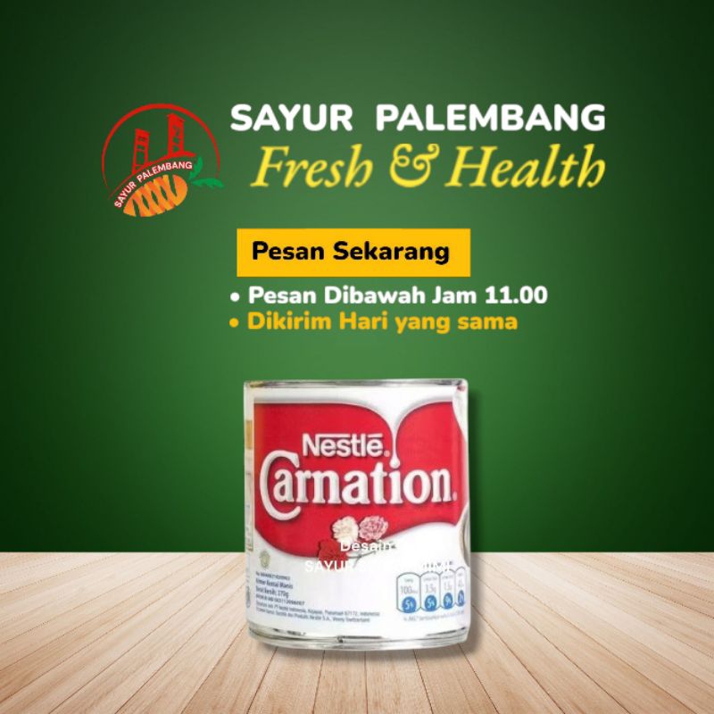 

Susu Carnation Krimer Kental Manis 488g - Sayur Palembang