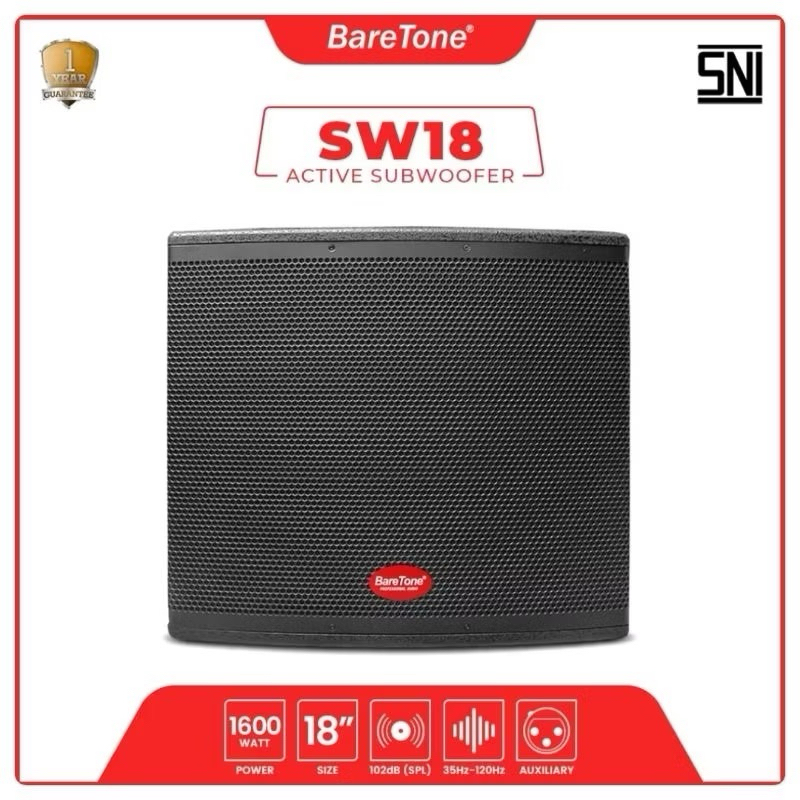 Baretone SW18 Subwoofer Aktif 18inch Baretone