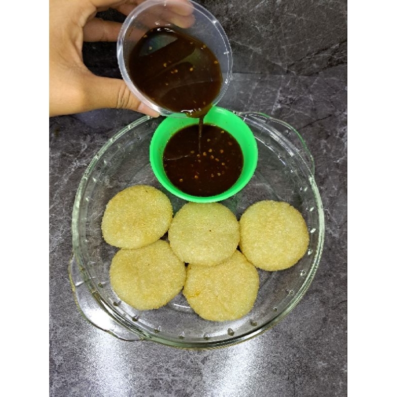 

Pempek Bowl Pempek Dos Udang Kering 5 pcs Asli Palembang