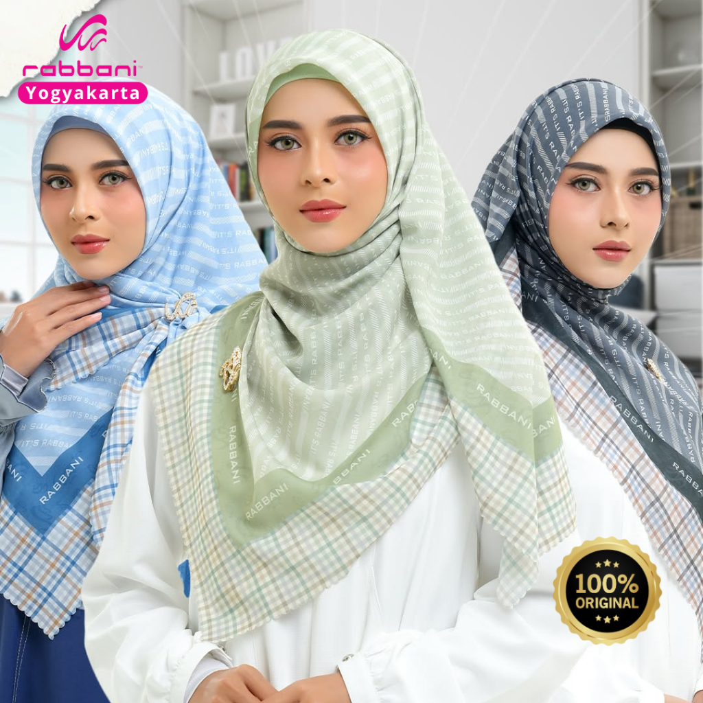 Rabbani -  Tetra Biani Kerudung Segi Empat Motif