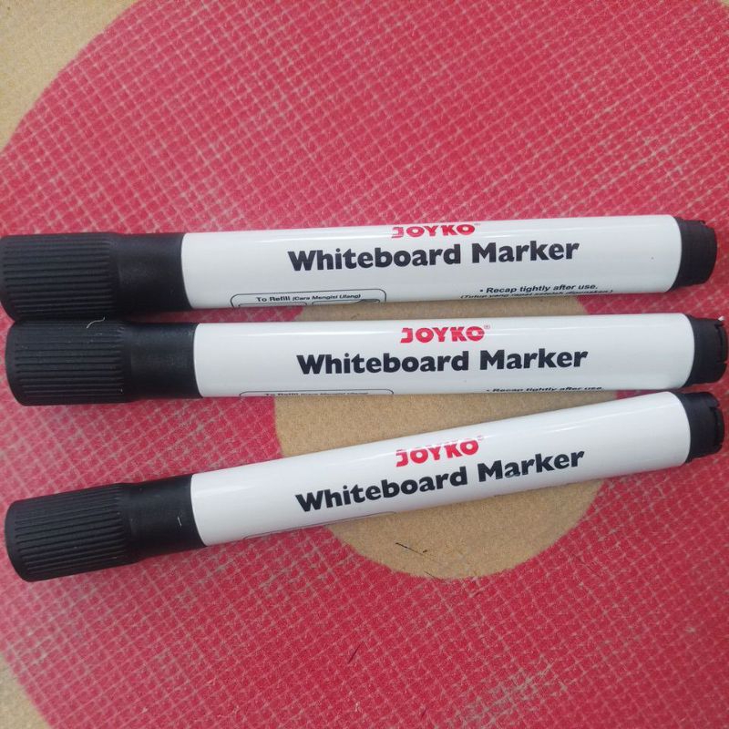 

spidol papan tulis warna hitam.merk joyko.