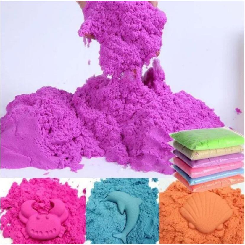 HSM - Mainan Pasir Ajaib Refill 1 kg / Edukasi Kreatif Refill Pasir Ajaib / Pasir Pasiran / Mainan P