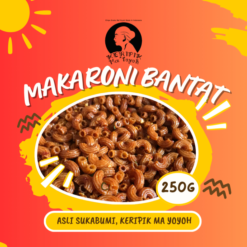 

Makaroni Bantat Daun Jeruk 250g Cemilan Makaroni Bantat Ma Yoyoh