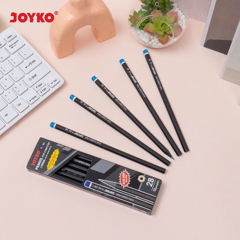 

1 PACK PENSIL JOYKO P-92 HITAM 2B