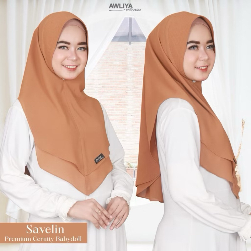 Khimar Savelin Aliyar By Awliya Collection / Hijab Awliya / Hijab Savelin