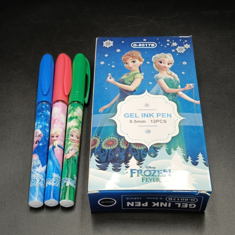 

PEN GEL KARAKTER FROZEN G-8017B HITAM
