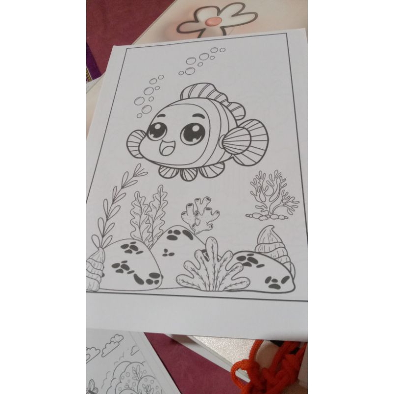 

lembar gambar mewarnai anak, sketsa mewarnai A4 80gsm 25lembar