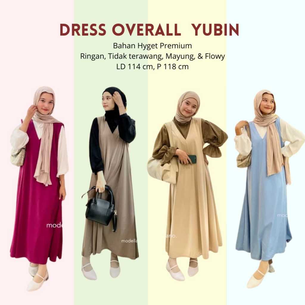 Overall Gamis Wanita Long Dress Mayung Outer Korean Look Polos Jumbo XXL BIG SIZE