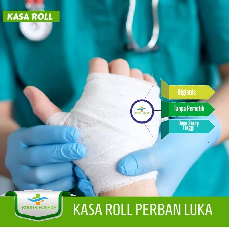 ADY78 Kasa Gulung Kain Perban Roll Besar 16Cmx38m