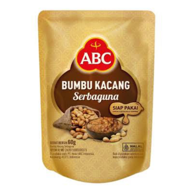 

ABC Bumbu Kacang Serbaguna Siap Pakai Netto 60 gr