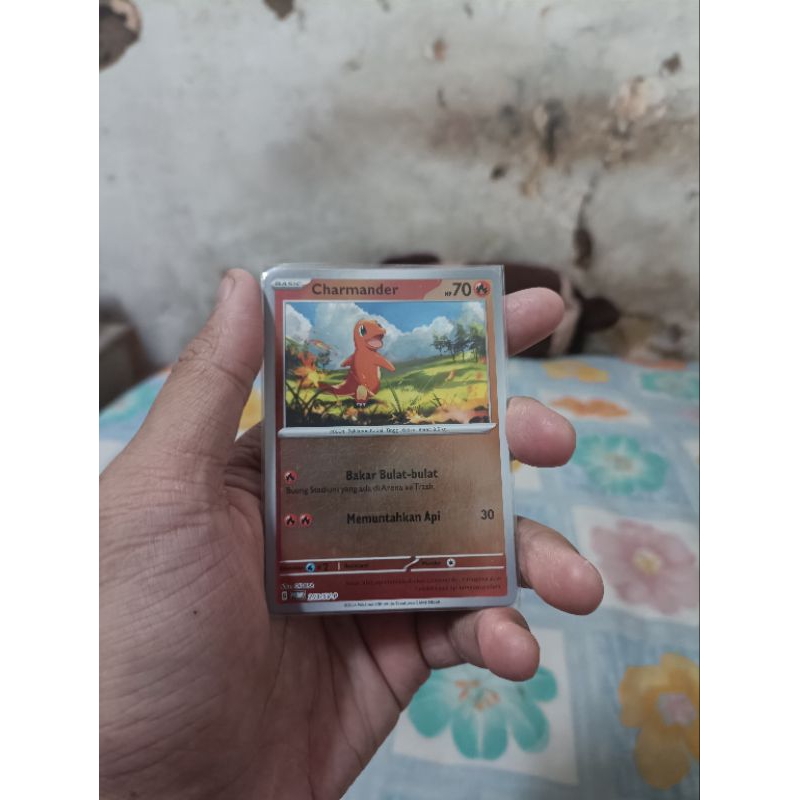kartu pokemon bahasa Indonesia promo Charmander