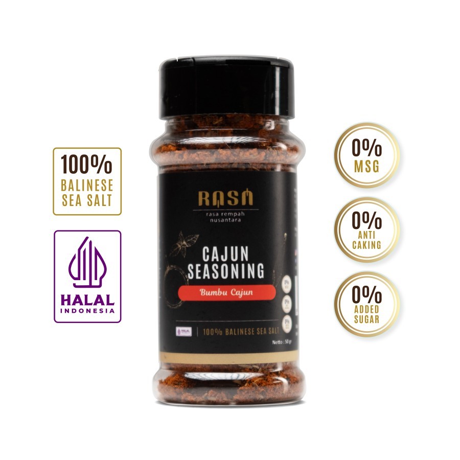 

RASA - Cajun Seasoning / Bumbu Cajun No MSG 70 gram-Jakbar