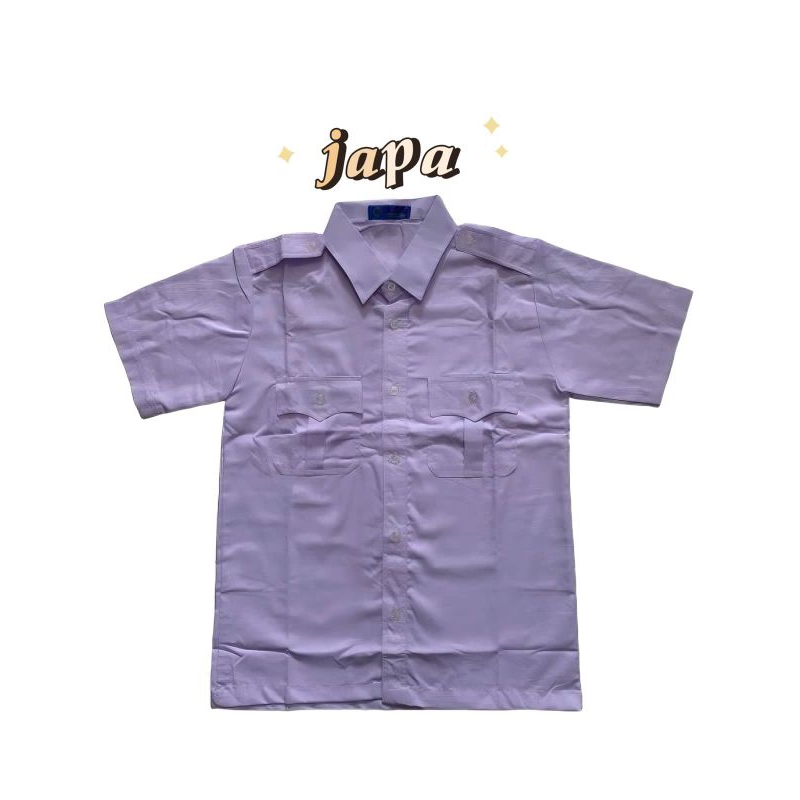 BAJU PMR TANGAN PENDEK/SERAGAM SEKOLAH/KERJA PDL/PDH TANGAN PENDEK MERK SERAGAM