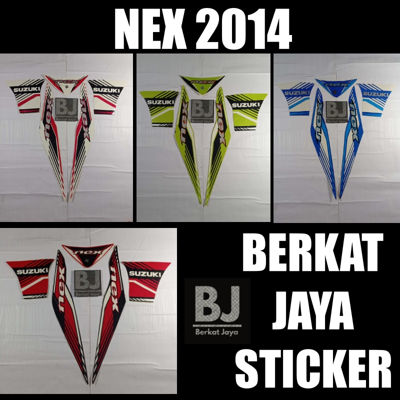 Striping Sticker Suzuki Nex 2014