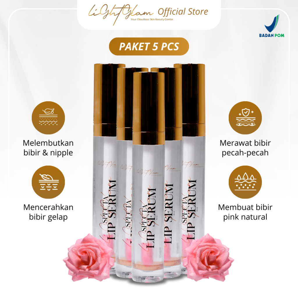LIP SERUM BIBIR HITAM MENJADI PINK BPOM