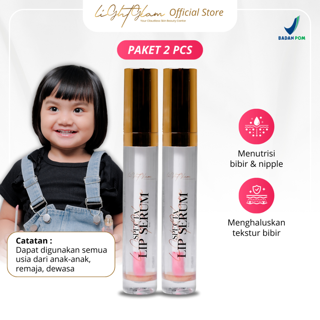 LIP SERUM BIBIR HITAM MENJADI PINK BPOM
