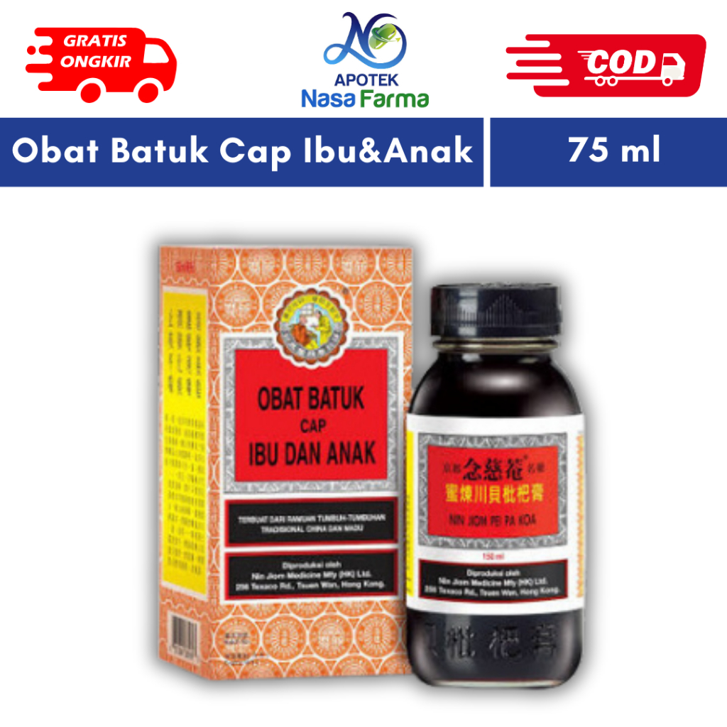 

Obat Batuk Ibu Anak Peipakoa 75 ml / PEI PA KOA / Demam / Obat Batuk Peipako