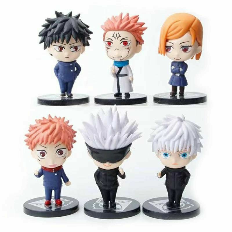 Action Figure Jujutsu Kaisen Gojo Sukuna Chibi 8cm satuan