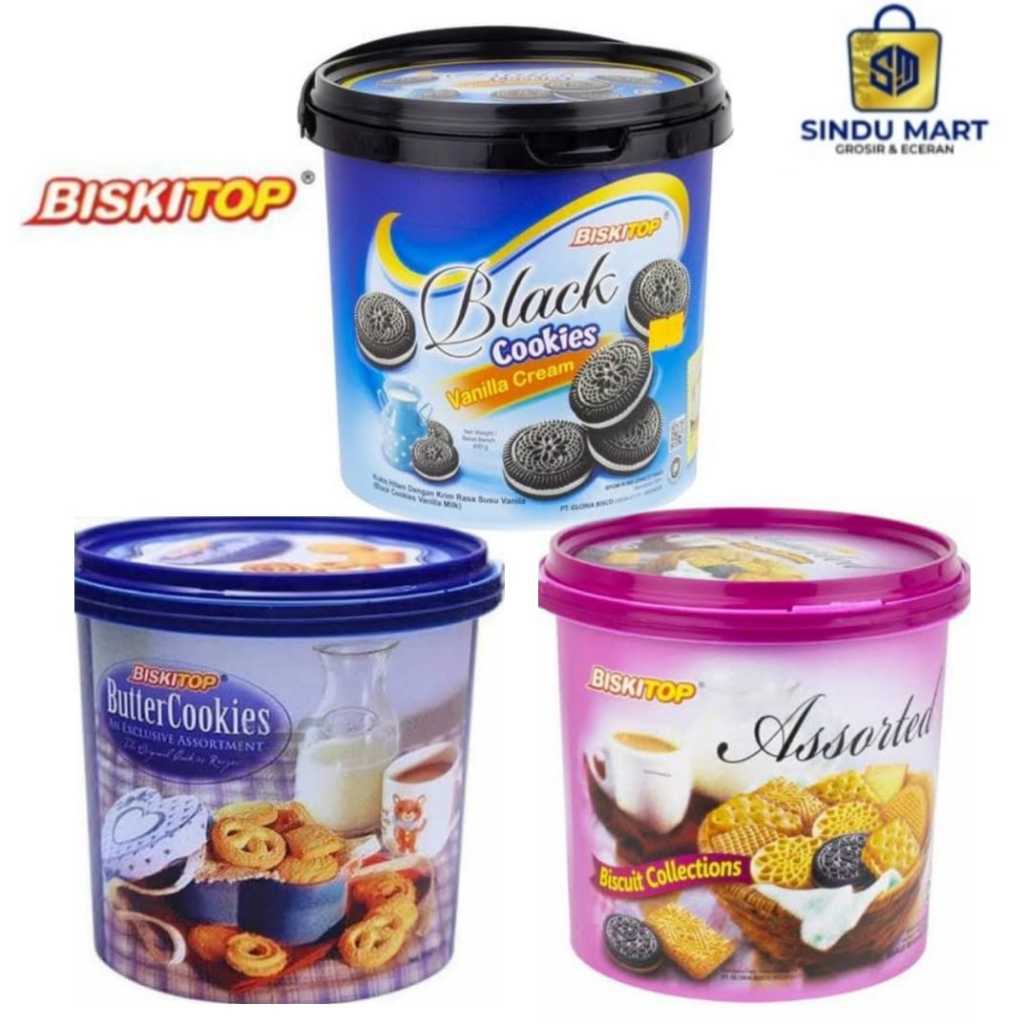 

Biskitop biskuit ember 400gram all varian Murah | Shopee Sindumart