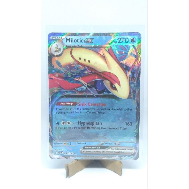 Pokemon TCG Indonesia Milotic ex RR sv8s 040/182