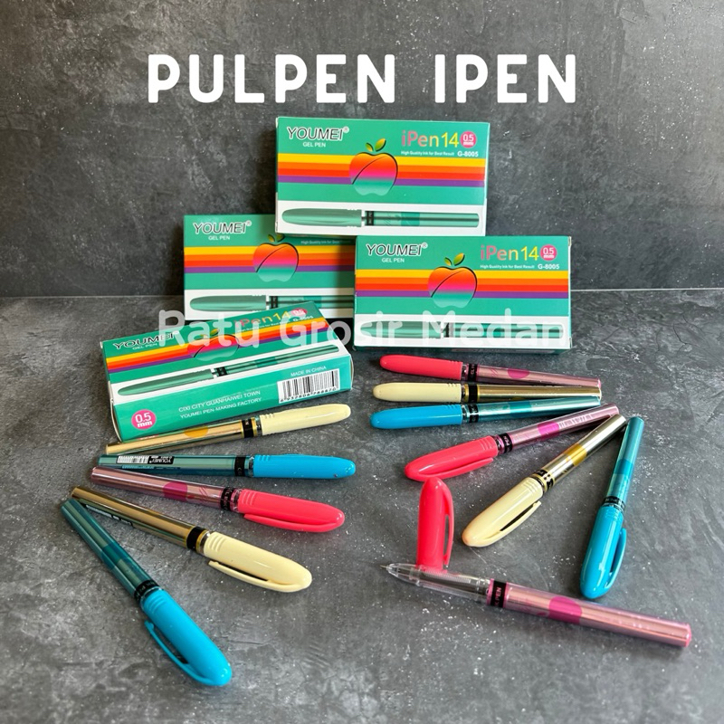 

PULPEN GEL IPEN 14 YOUMEI PER LUSIN ISI 12PCS