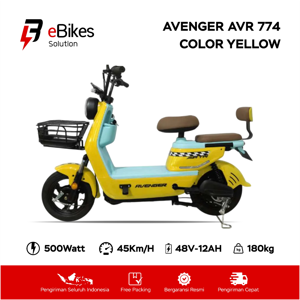 Sepeda Listrik Avenger AVR 774 Avenger by Pacific NEW Garansi Resmi