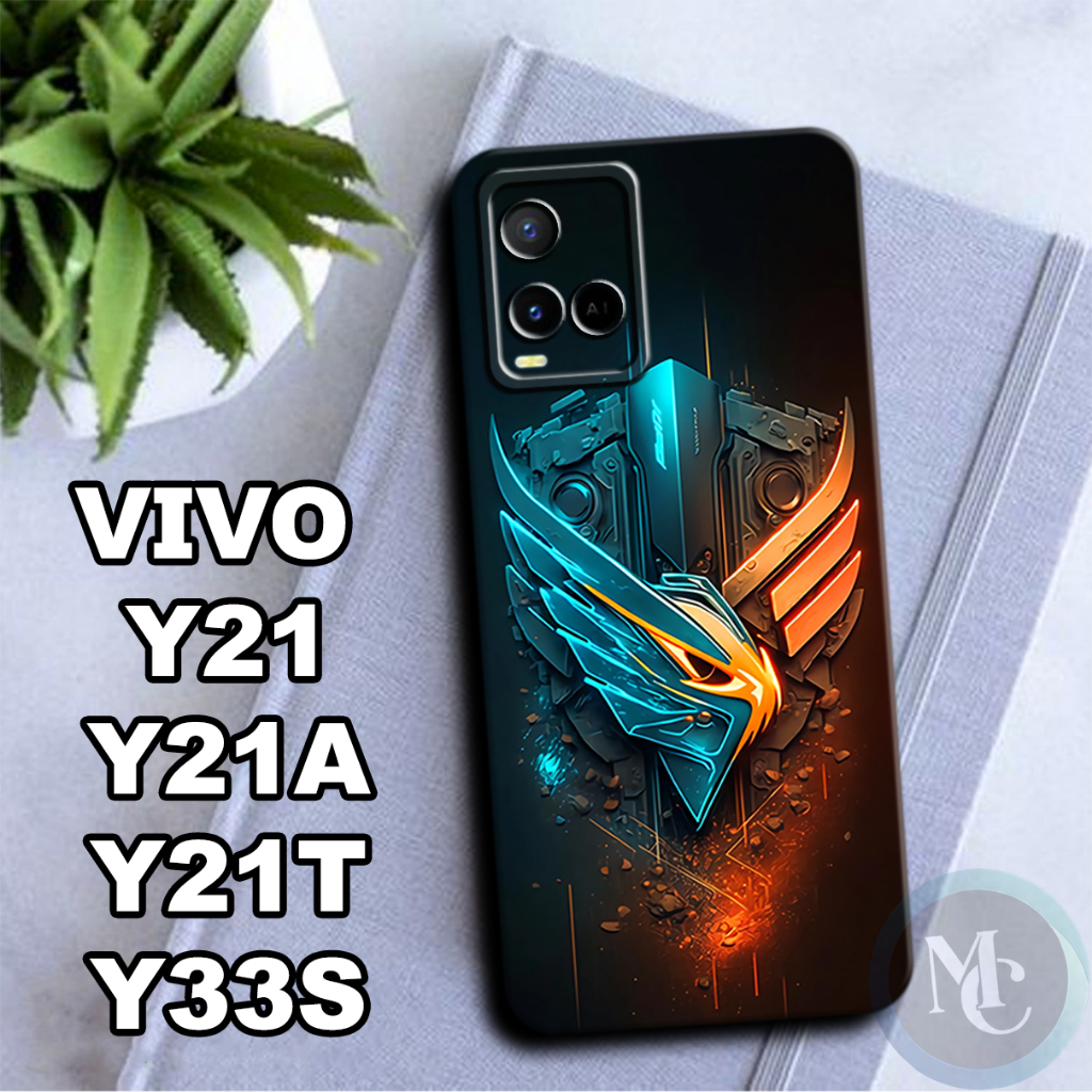 CC39/Softcase karet lentur untuk Vivo Y21,Y21A,Y21T,Y33S/Motif esport/case Vivo Y21/kesing Vivo Y21/