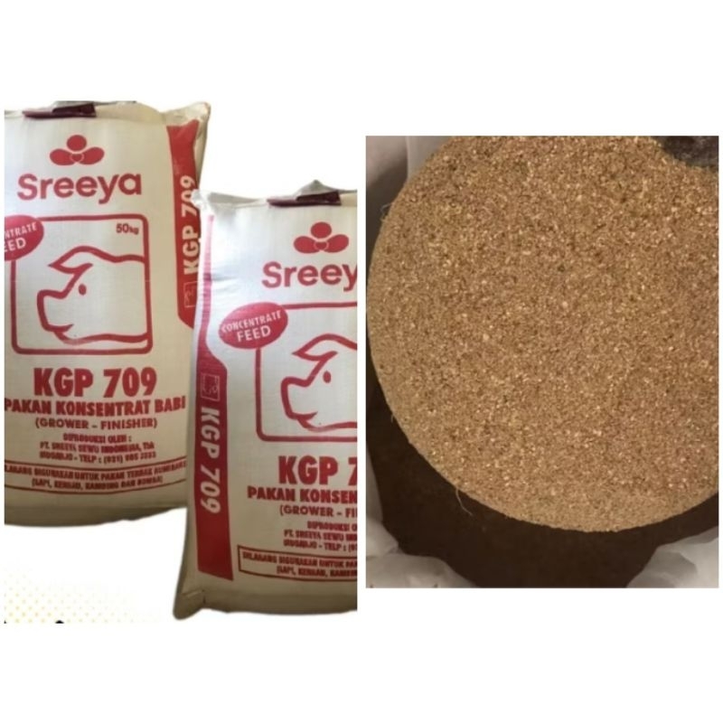 KONSENTRAT BABI GROWER FINISHER PAKAN BABI HEWAN TERNAK KGP 709 10KG