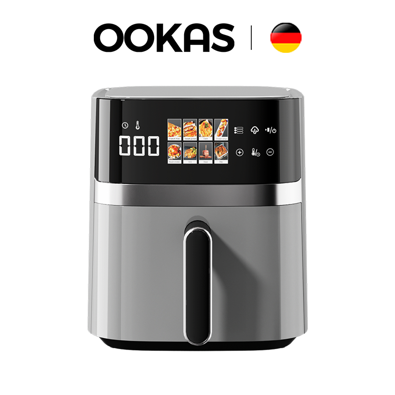 OOKAS Air Fryer Low Watt 7Liter Putih 9L Hitam 16L Abu-abu penggorengan