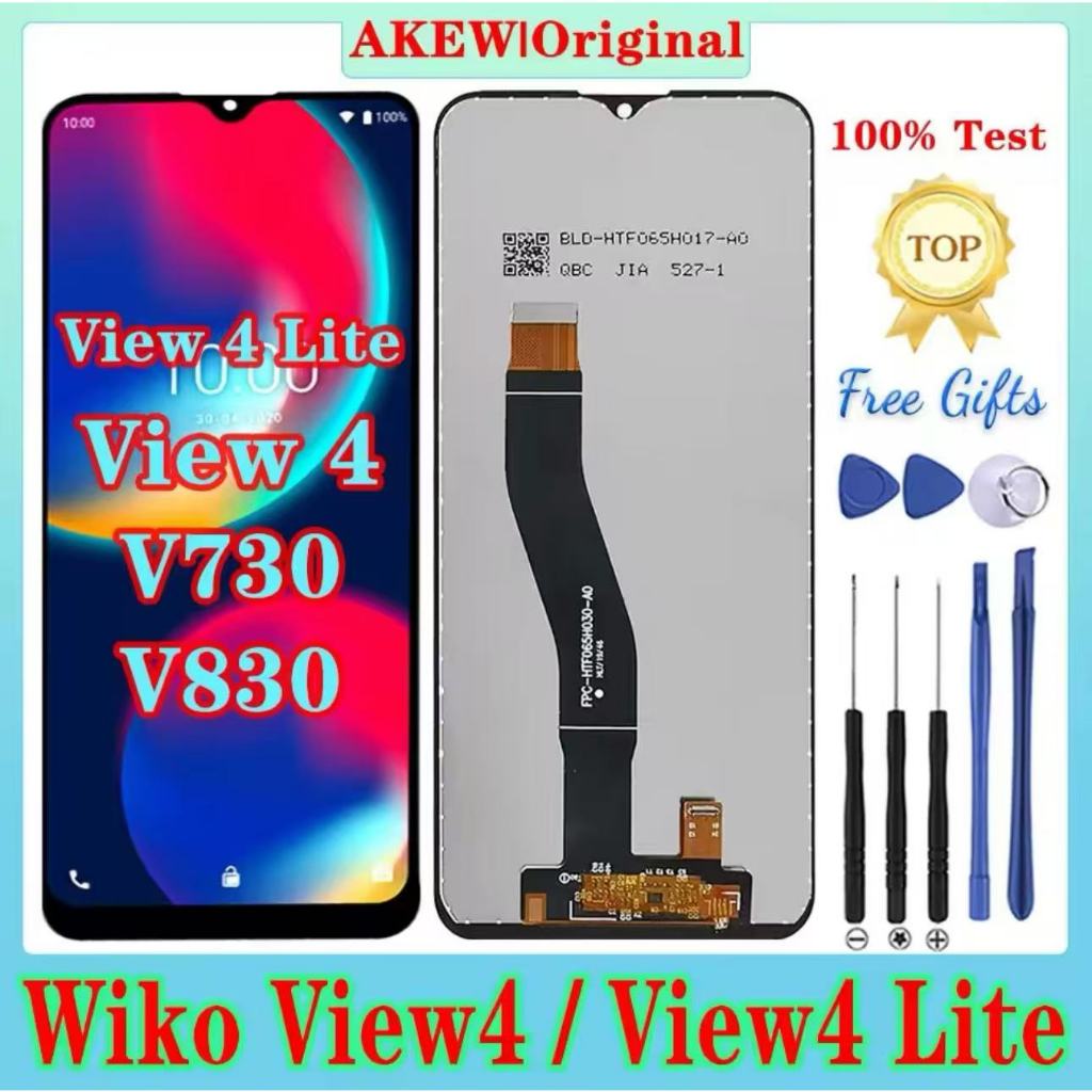 New Original For WIKO VIEW 4 W-V830 LCD Display Wiko View 4 Lite W-V730 Touch Screen 100% Test View4