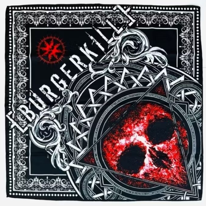 SLAYER FULL PRINT BANDANA BAND SLAYER MUSIC METAL BANDANA DEATHMETAL