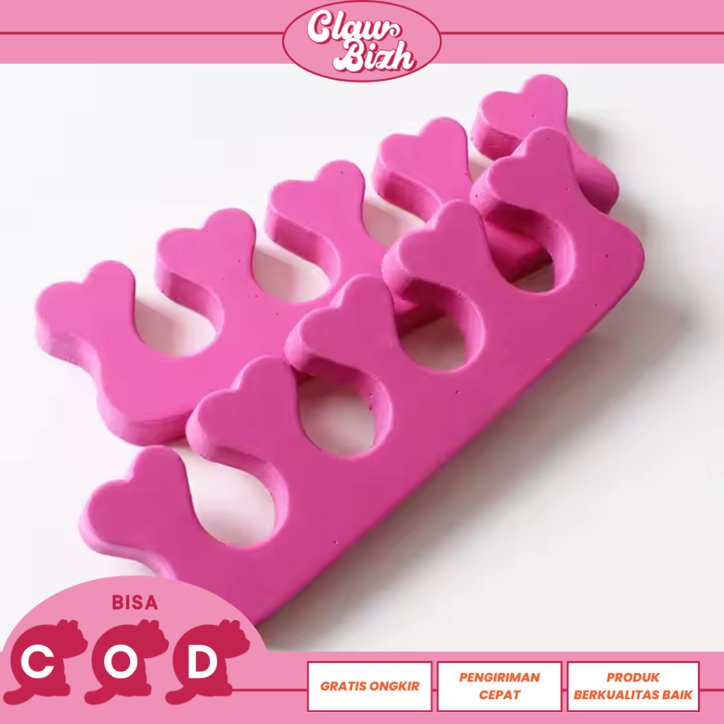Sponge Pembatas Jari Tangan dan Kaki Nail Art / Nail Toe Separator Manicure Pedicure / Spons Sekat