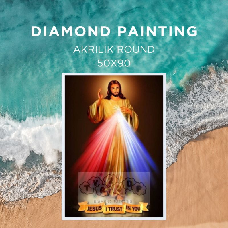 

Akrilik Round 50x90 Diamond Painting Full Drill