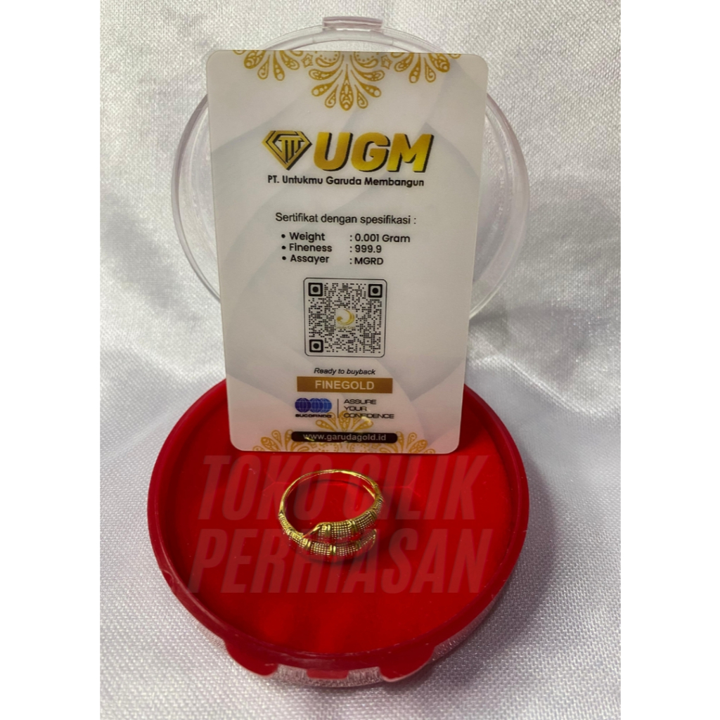 Cincin Hongkong Ulir Davina