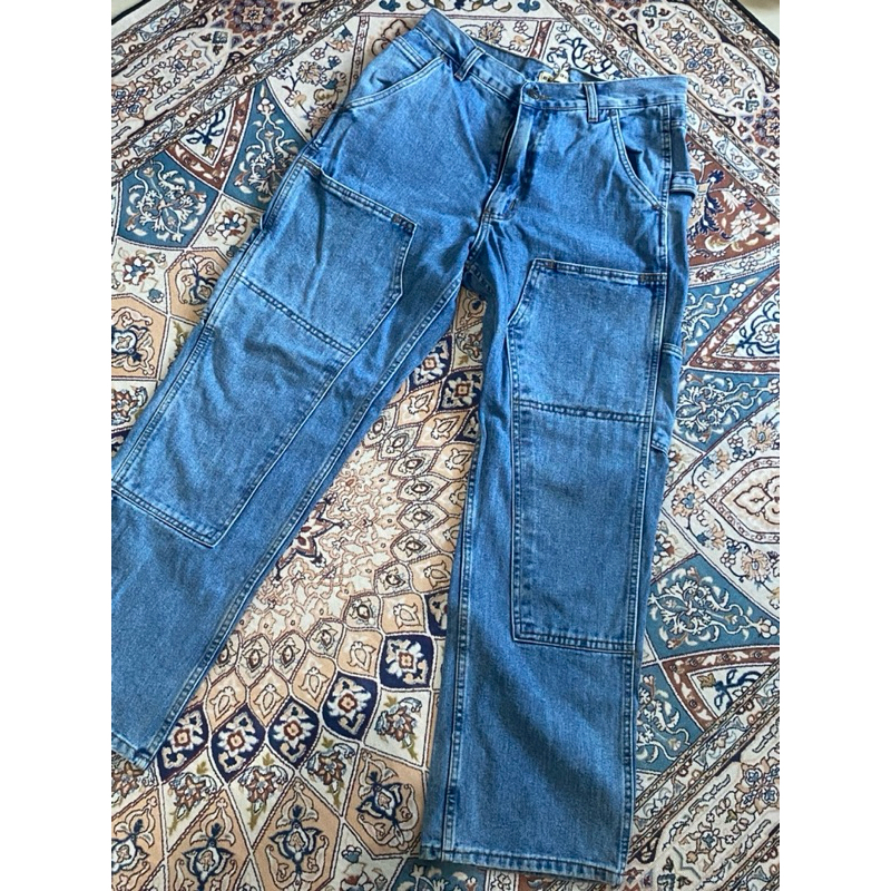 Erigo Carpenter Double Knee Pants “Wash Blue” Second