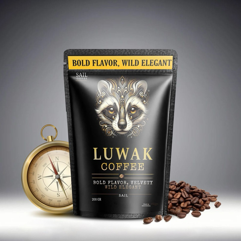 

Kopi Luwak | Sail Coffee Indonesia | 200 gram