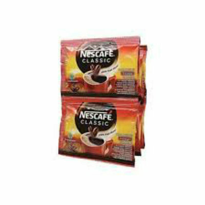 

Nescafe Classic Sachet 2 gram Kopi Murni (isi 10pcs)