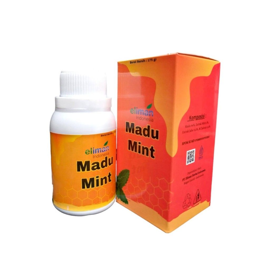 

Madu Mint Eliman | Madu Batuk Dewasa Eliman | Madu Batuk Eliman 165gr kemasan baru