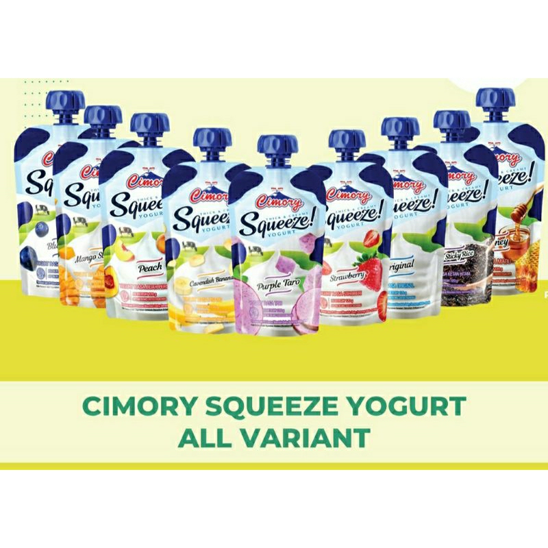 

Cimory Squeeze Yogurt 120gr All Variant isi 9pcs