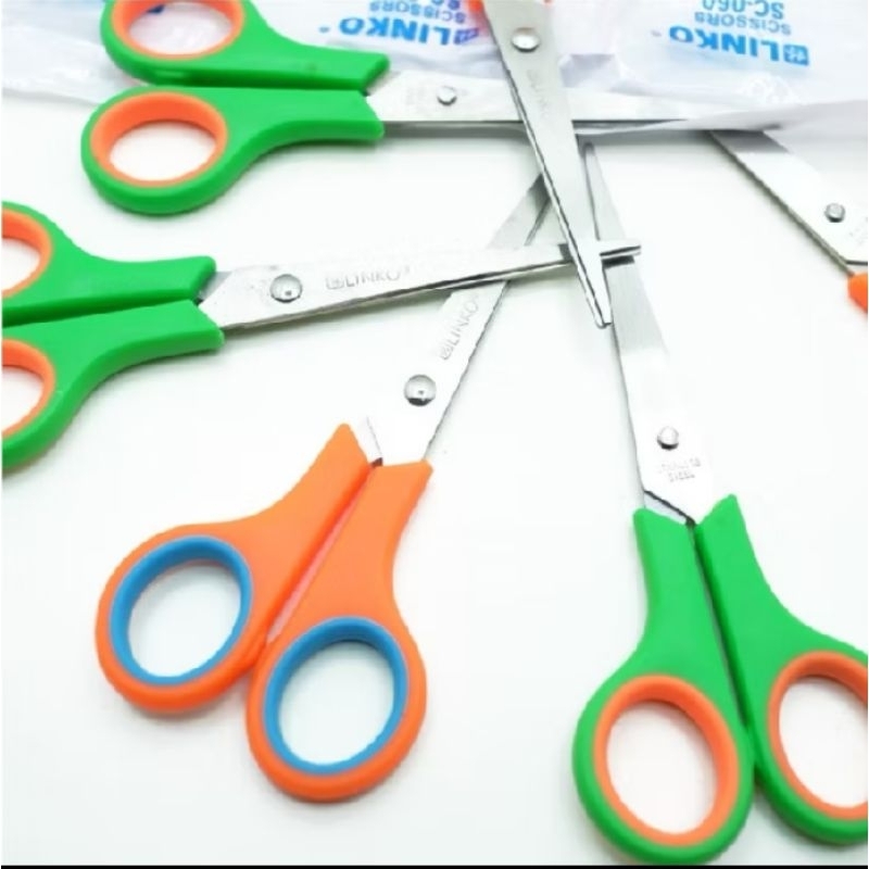 

gunting kertas LINKO kecil renteng warna / gunting kecil murah serbaguna berkualitas