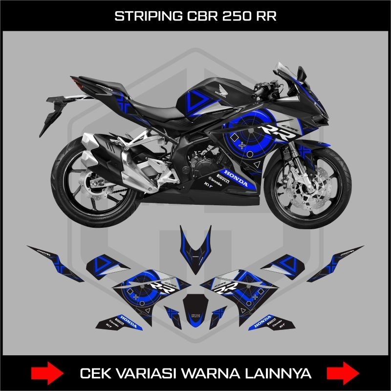 Honda CBR 250 RR Striping / Stiker Motor Cbr 250RR Livery KYT / Sticker Decal Cbr 250 RR Semifull