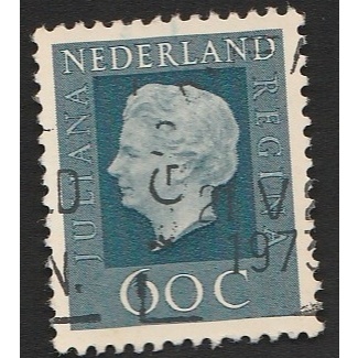 

A 11525 SATU BUAH PRANGKO NEDERLAND NOMINAL 60C TEMA JULIANA REGINA DENGAN KONDISI SUDAH ADA CAP