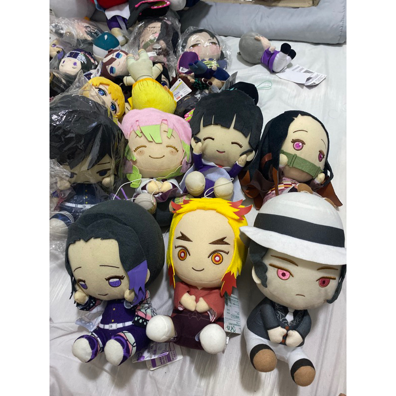 KNY DS KIMETSU NO YAIBA DEMON SLAYER plush boneka Poffuto pofuto Nezuko Shinobu muzan kanao renggoku