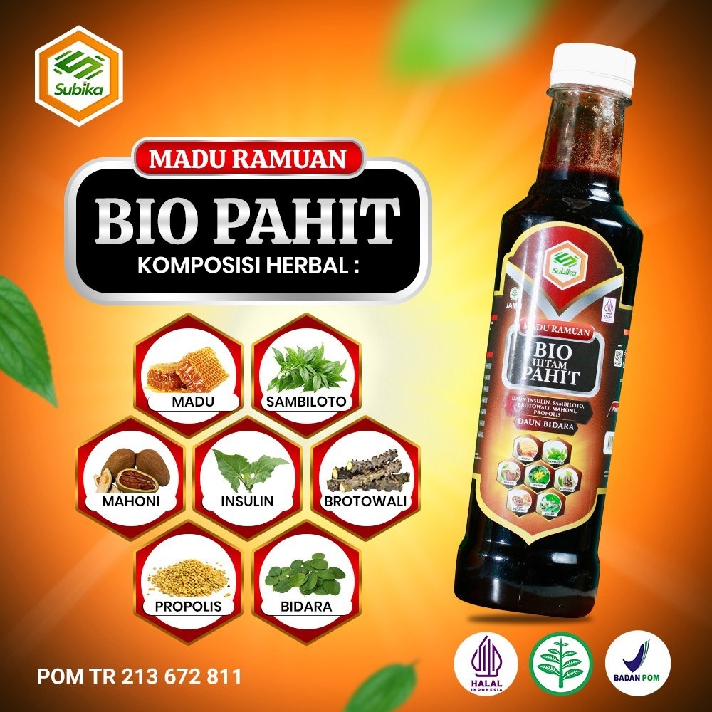 

Subika Madu Hitam Bio Pahit 470gr Kualitas Premium