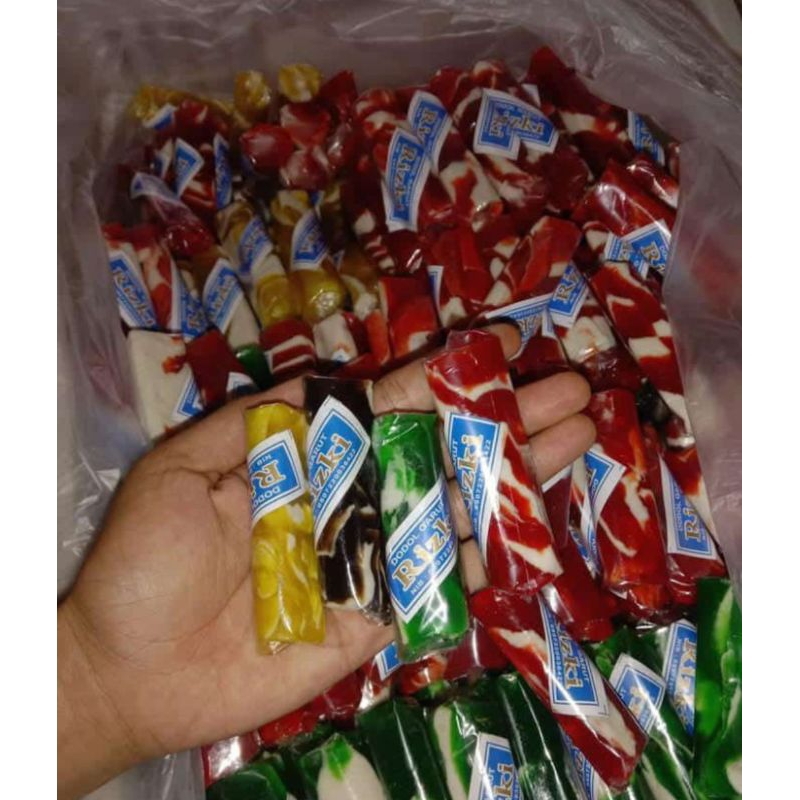 

Dodol Zebra Asli Garut 1kg Campur