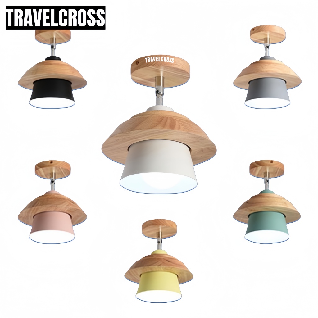 Travelcross Lampu Plafon Ceiling Light ampu Hias Gantung Rumah Ruang Tamu Kamar Minimalis 3 Warna La