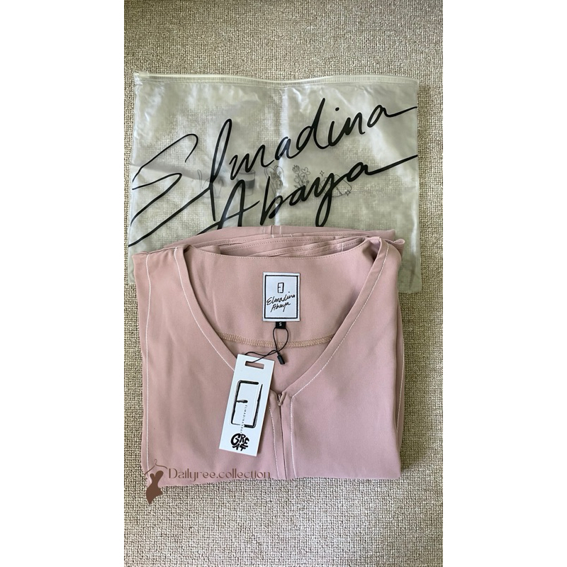 PRELOVED NEW NWT ELMADINA STITCH ABAYA / STITCH ABAYA ELMADINA / ELMADINA ABAYA