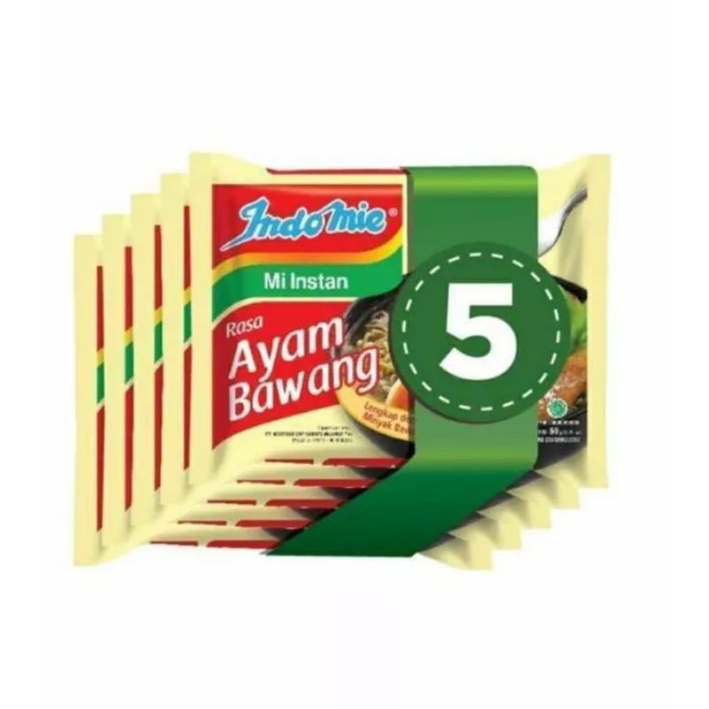 

INDOMIE MIE INSTAN AYAM BAWANG ISI 5PCS