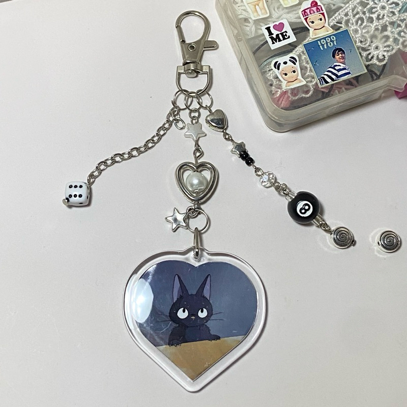 keychain jiji | bag charm | keychain ghibli | keychain custom | gantungan tas | keychain custom foto