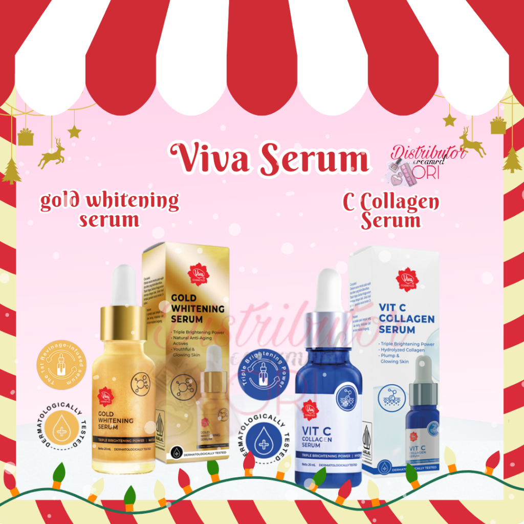 Viva Vitamin C Collagen Serum with Triple Brightening Power, 2% Vitamin C, 2% Niacinamide | Viva gol